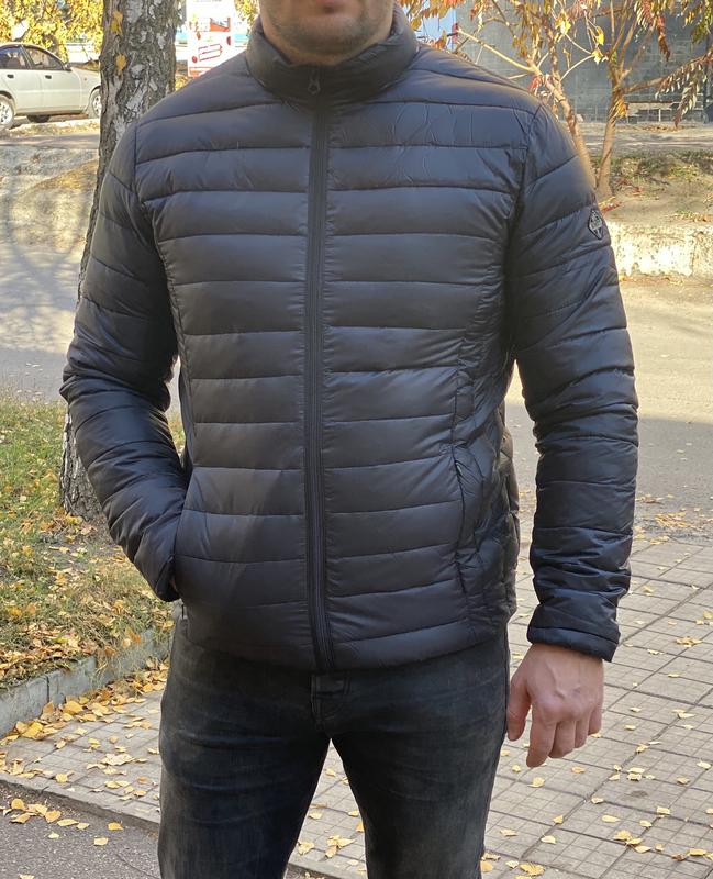 Мужской легкий пуховик schott — цена 2100 грн в каталоге Куртки Купить ...