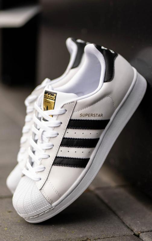 Кроссовки adidas superstar белие кожа ретро олдскул кросівки білі шкіра — цена 2110 грн в каталоге Кроссовки ✓ Купить мужские вещи по доступной цене на Шафе