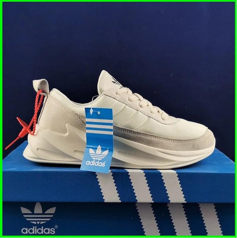 Кроссовки adidas sharks женские адидас серые акулы шарк бежевые — цена ...