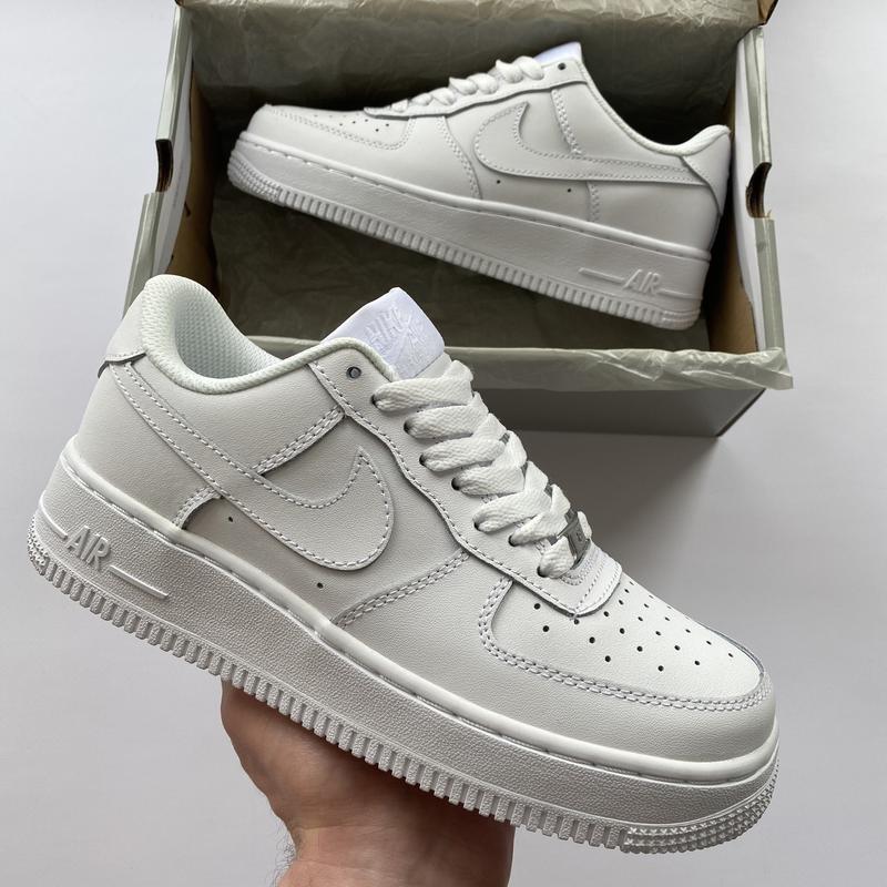 Nike air force 1 low white белые кроссовки найк классические белые ...