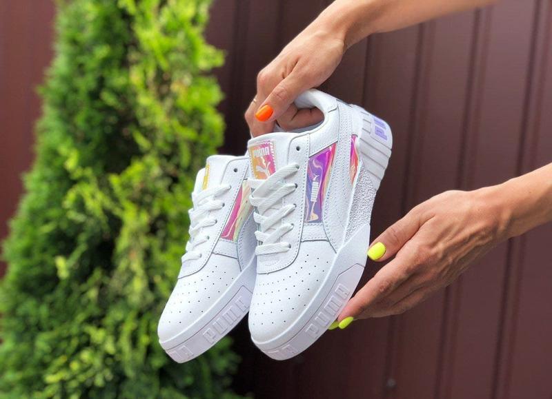 Женские кроссовки puma cali белые хамелеон — цена 1640 грн в каталоге ...