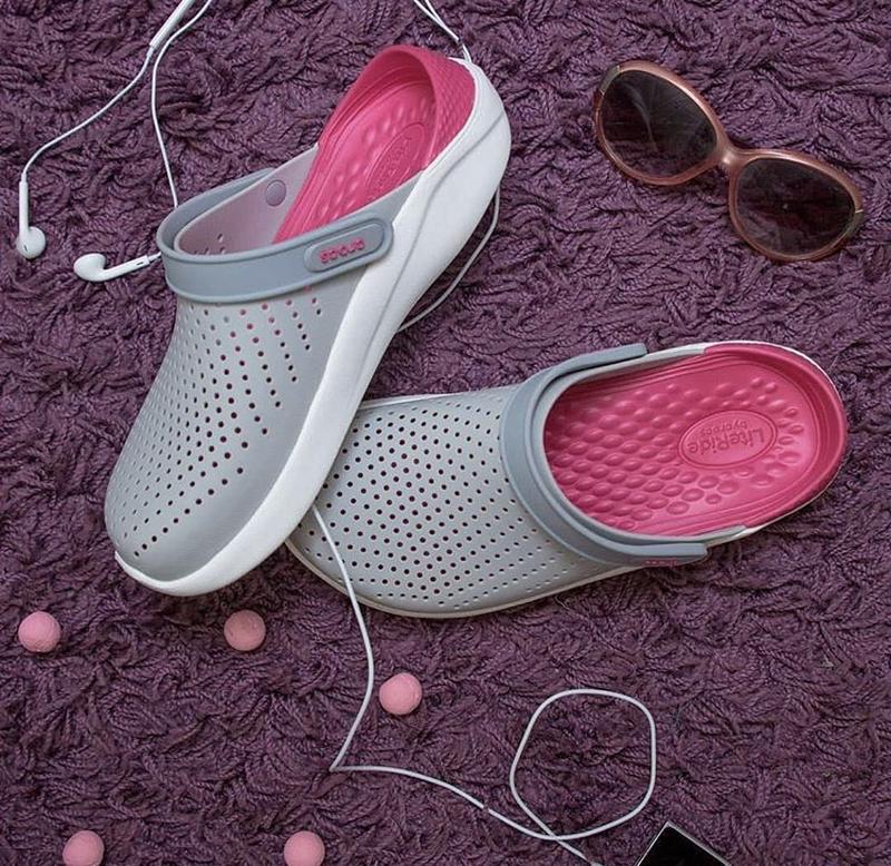 Женские оригинальные крокс crocs crocband literide platform кроксы ...