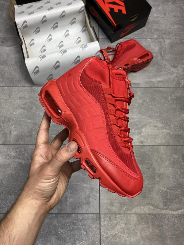 Nike 95 air max red best sale