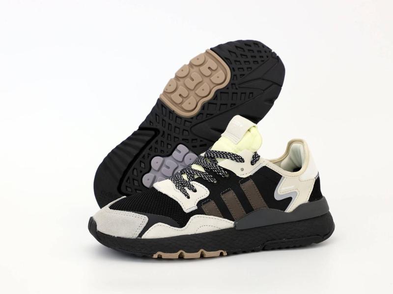 Мужские кроссовки адидас найт джоггеры серые (adidas nite jogger grey ...