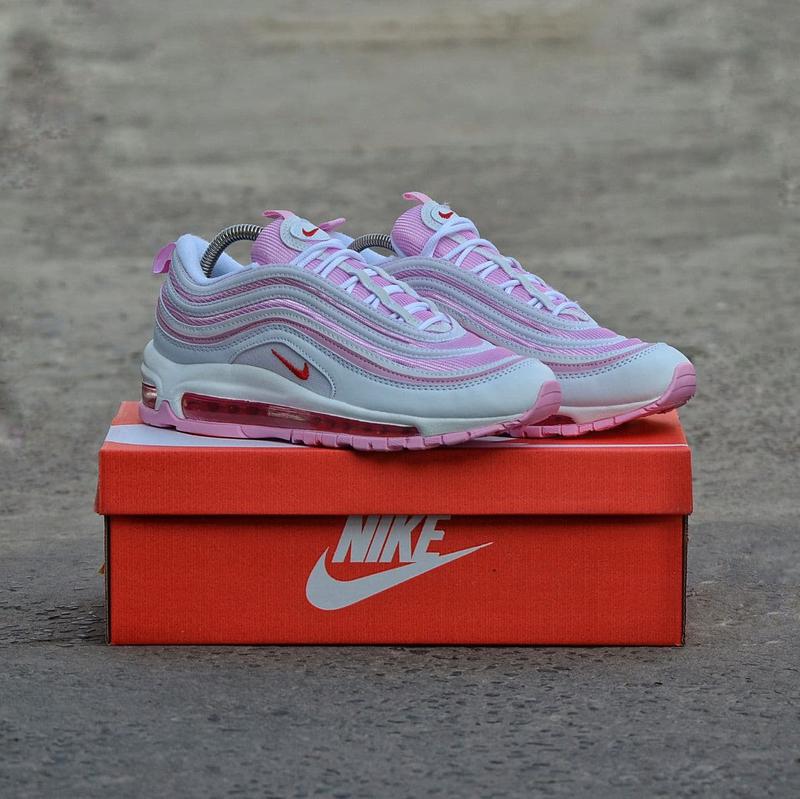 Nike 97 white pink best sale