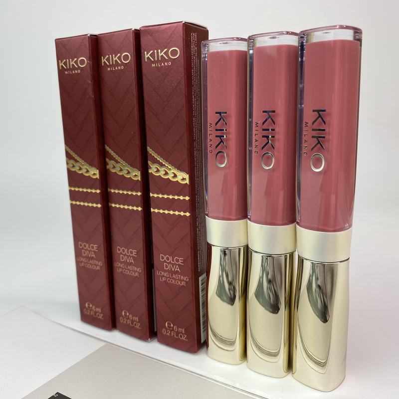 Жидкая матовая помада kiko milano dolce diva long lasting lip colour