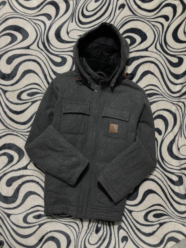 Шерстяная зимняя куртка carhartt — цена 3900 грн в каталоге Куртки ...