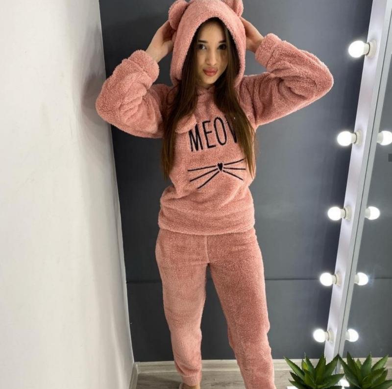 Теплая пижама Meow