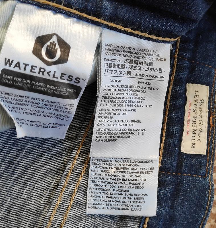 Levi's 512 waterless джинсы slim tapered fit оригинал (w34 l30) — цена 800  грн в каталоге Джинсы ✓ Купить мужские вещи по доступной цене на Шафе |  Украина #82902242