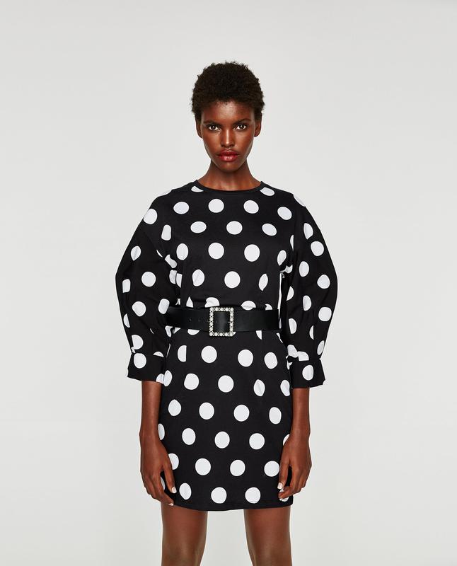 Платье Zara В Горошек