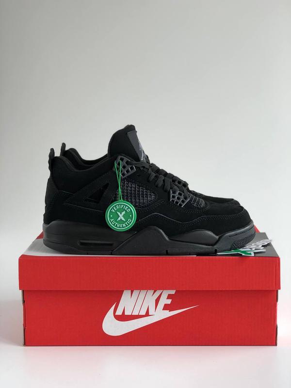 Nike air jordan 4 retro black cat кроссовки!!! — цена 2599 грн в