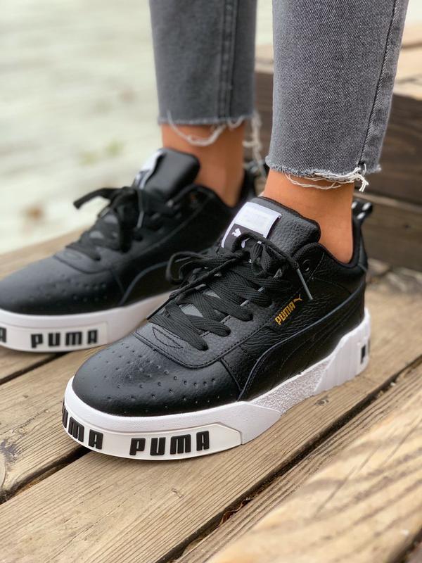 Puma cali cheap bold black