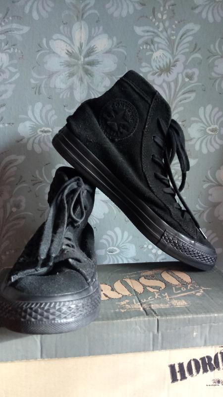 Крутые высокие кеды! из натуральной замши! от бренда cоnverse оригинал ...