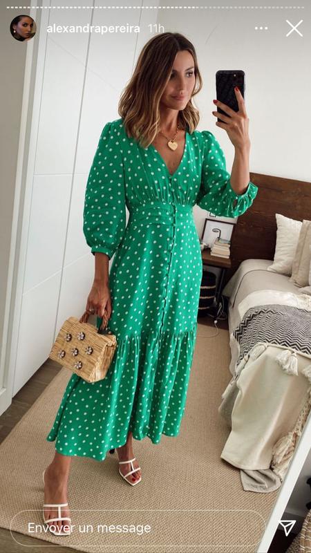 Zara print polka dot dress s 500