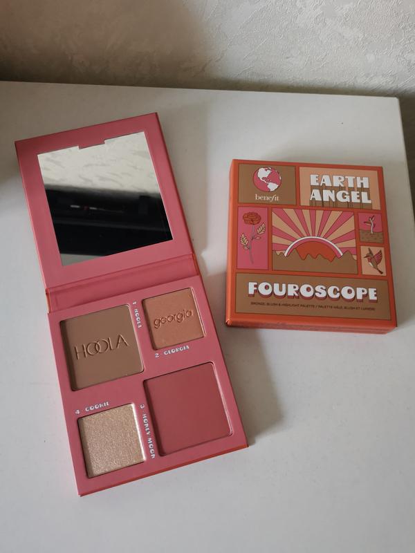 Benefit fouroscope blusher, bronzer and highlighter palette earth