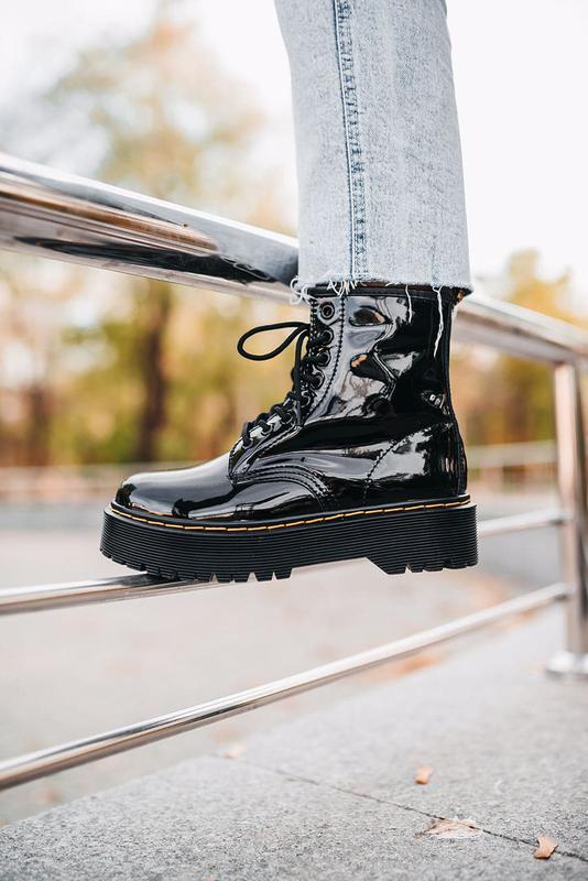 83423964 Martens 1460 Quad Leather Platform Boot Rick Owens dr. martens jadon black sale 1990