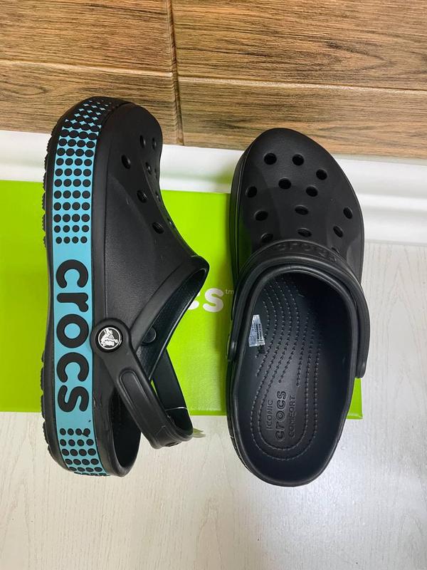 crocs classic m13 48 49 31cm crocs bayaband logo pointlessness black 1199 83690103