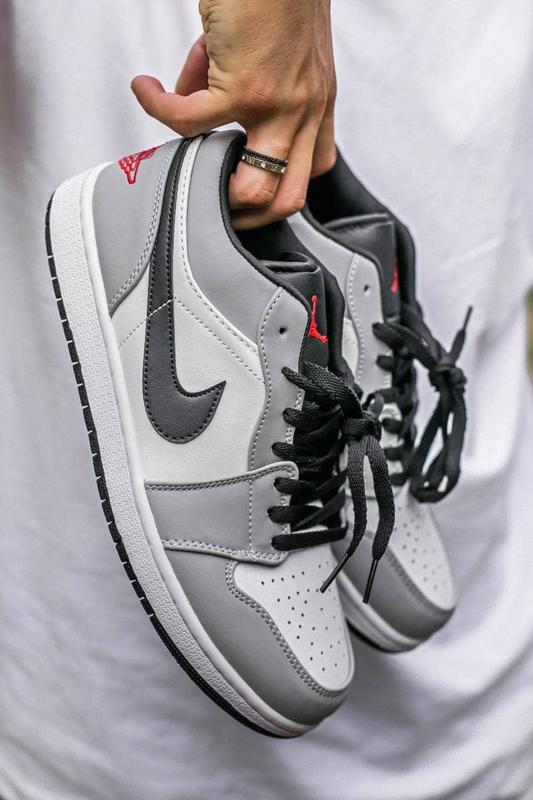 nike air jordan 1 retro low grey 1600