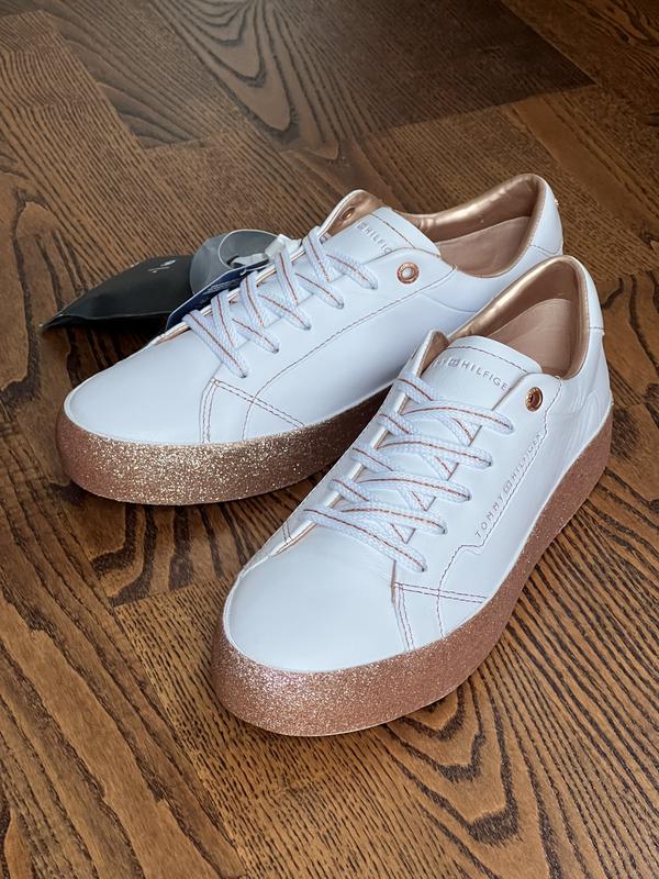 tommy hilfiger glitter foxing dress sneaker