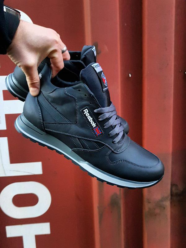winter boots reebok classic leather black 1750