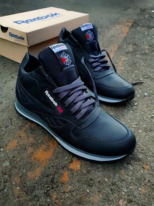 winter boots reebok classic leather black 1750