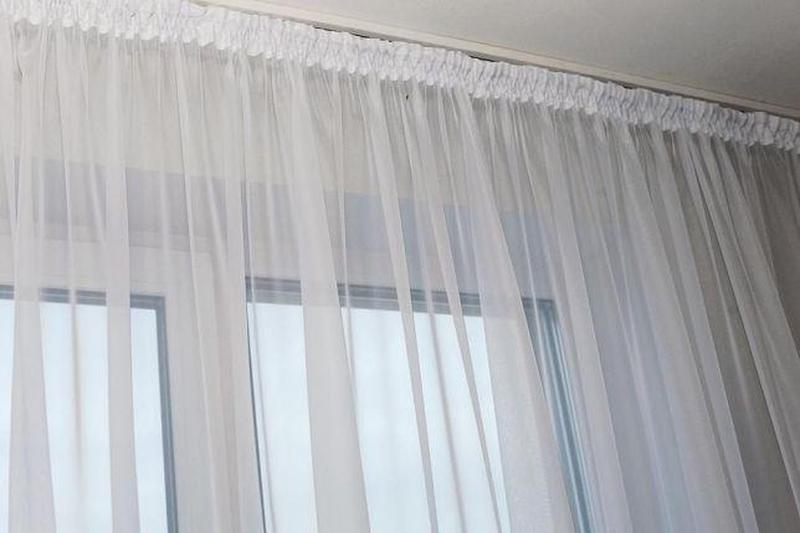 Тюлевые шторы белые. Тюль сетка с вышивкой dmf311. 70*2. Тюль на 1. Тюль 5 м высота.