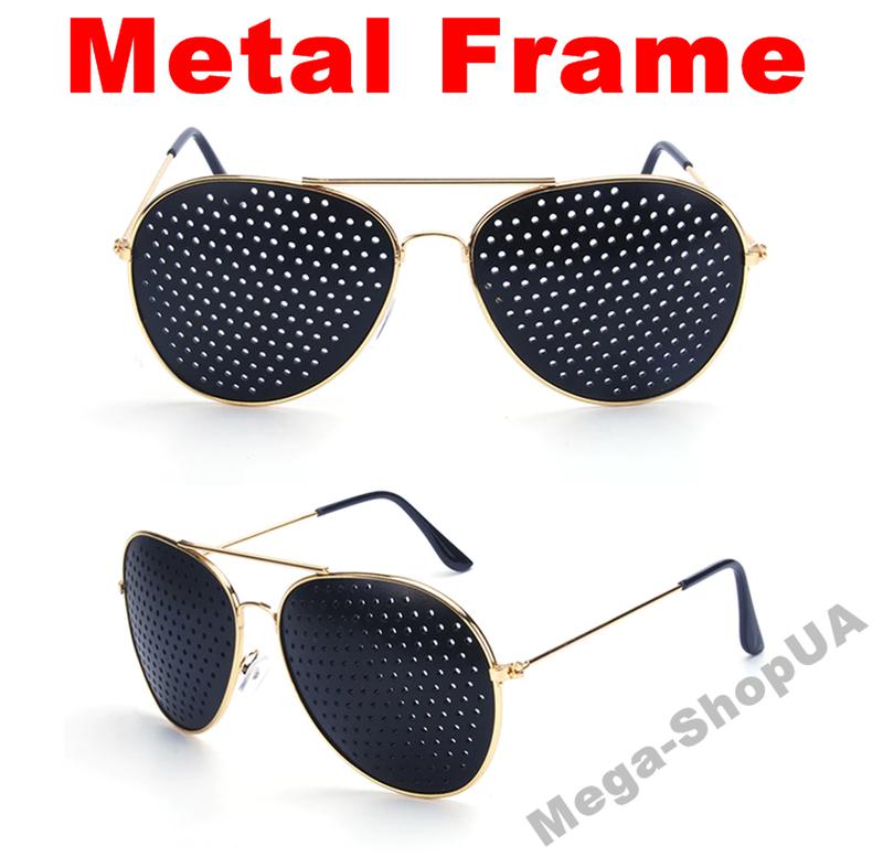 Очки-перфорационные "aviator gold". перфорационные очки с дырочками ...