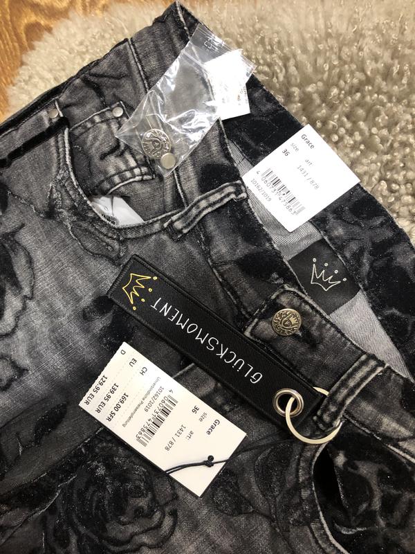 Брендовые шикарные новые джинсы штаны glucksmoment — цена 1450 грн в  каталоге Джинсы ✓ Купить женские вещи по доступной цене на Шафе | Украина  #85641597