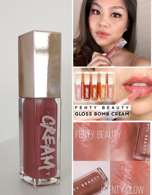 Нюдовый блеск fenty beauty by rihanna gloss bomb cream fenty glow