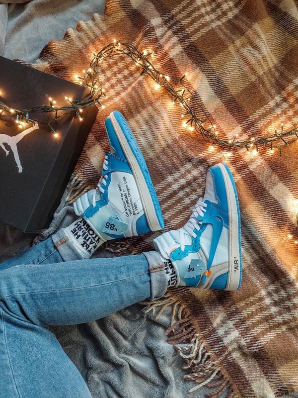 Off white air jordan 1 blue price hot sale