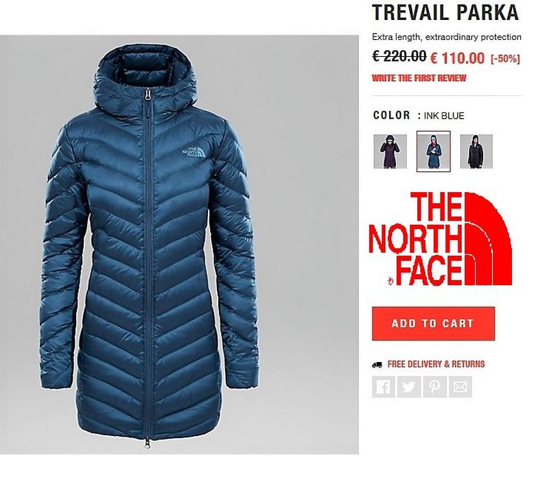 the north face women's trevail parka ink blue