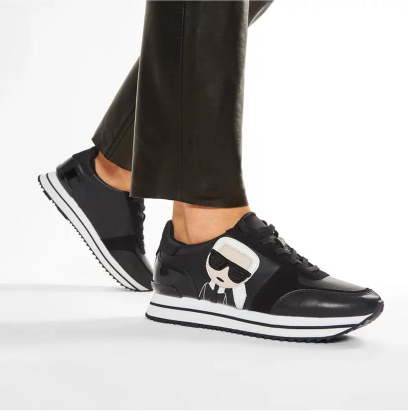 Кожаные кроссовки karl lagerfeld 36-36.5, 37-37.5,размера оригинал ...