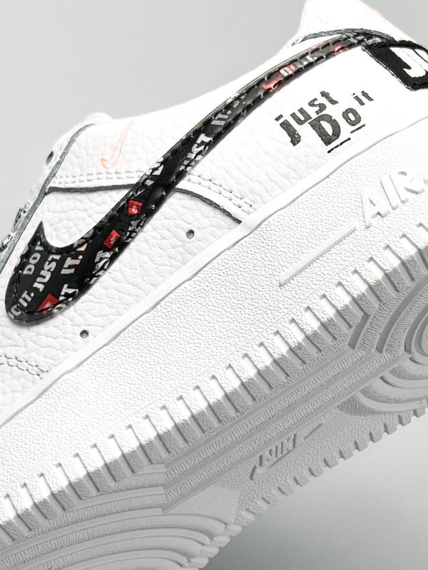 Nike air force 1 just do it premium blanche discount