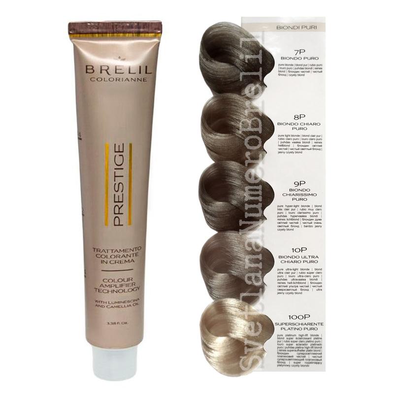 Крем-краска для волос colorianne prestige brelil/брелил/чистые блонды ...