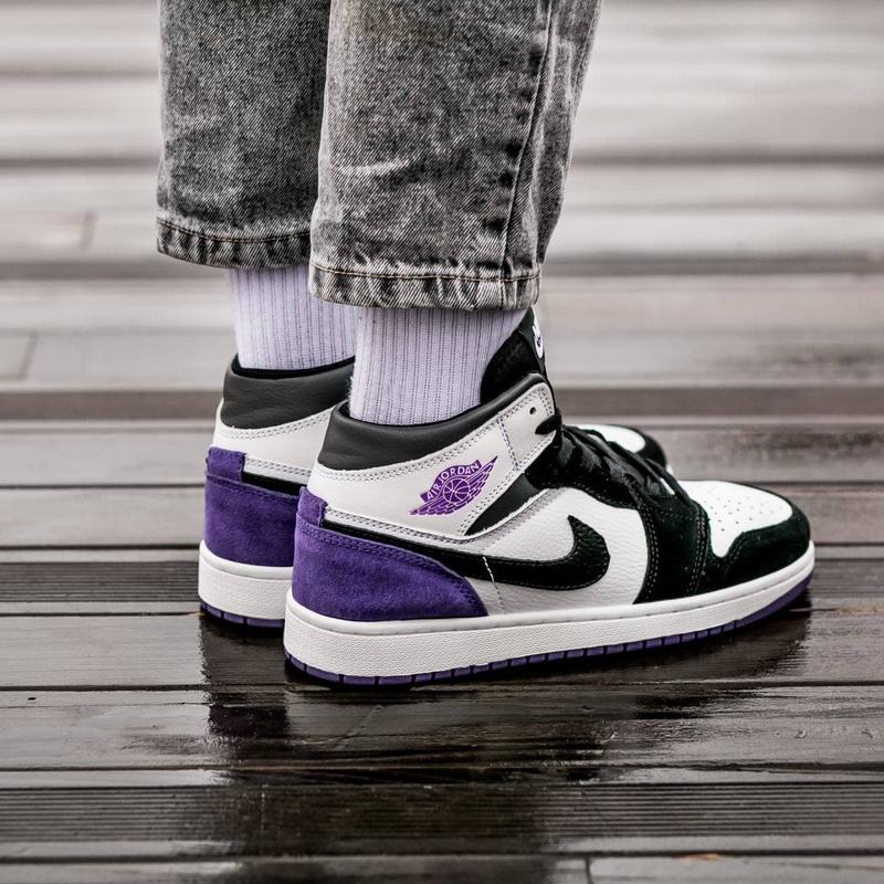 Purple air best sale jordan 1 mid