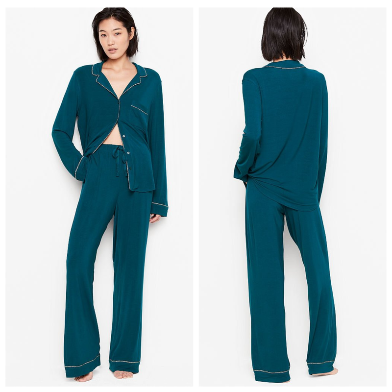 Victoria s victorias secret modal long pj set 1800 89280045