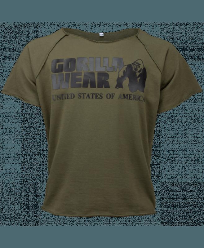 Gorilla Wear Classic Work Out Top Army Green