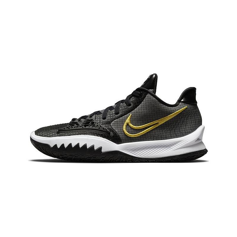 Кроссовки мужские nike kyrie 4 low iv, черные/белые/желтые (найк кари ...