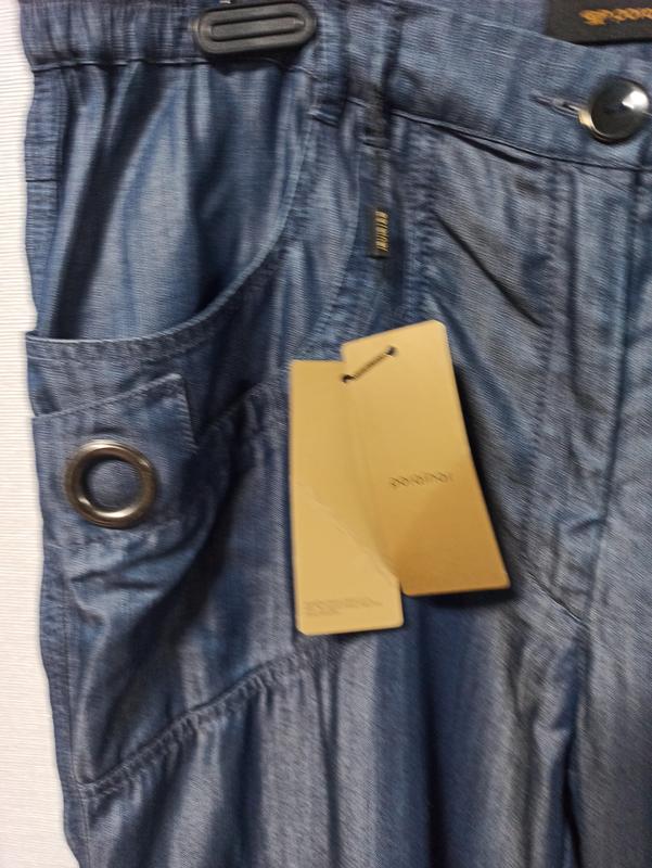 Джинсовые брюки палаццо porainar большой размер 25 — цена 400 грн вкаталоге Брюки ✓ Купить женские вещи по доступной цене на Шафе