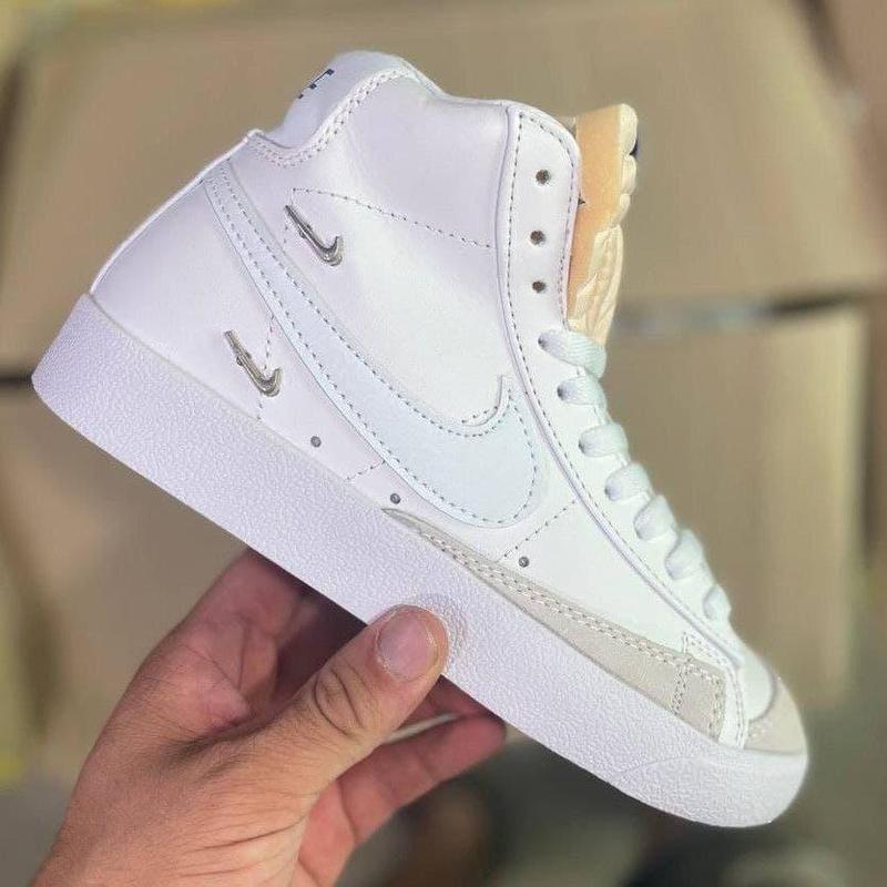 Женские кроссовки nike blazer mid all white | кеды найк блейзер мид ...