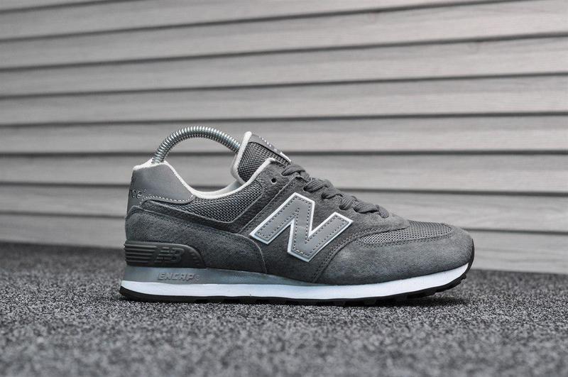 Мужские кроссовки new balance 574 grey | нью беленс 574 серые — цена ...