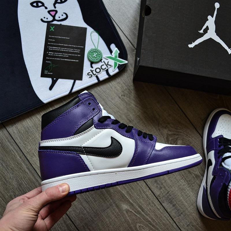 nike air jordan 1 retro court purple