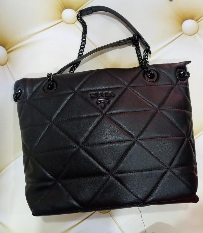 Женская сумка у стилі prada прада черная, сумка на плечо, сумки, сумка ...