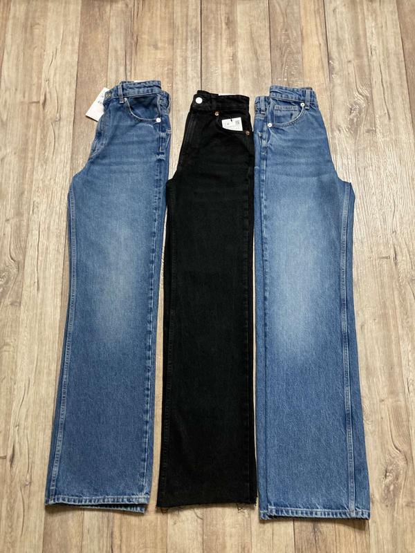 Широкие джинсы zara размеры 32 34 36 разные цвета — цена 680 грн в ...
