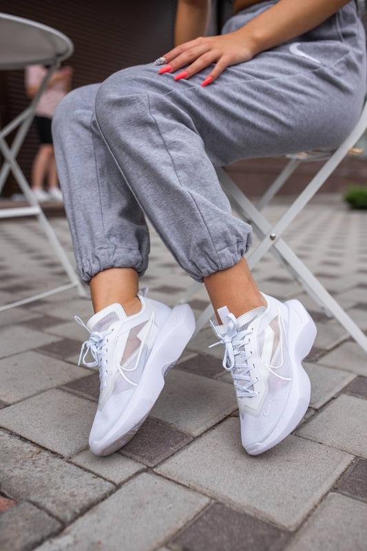 Nike vista lite white брендовые женские белые легкие кроссовки с ...