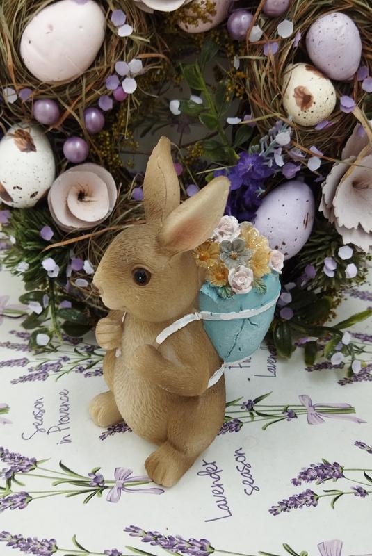 Зайчик з кошиком великодній декор — ціна 235 грн у каталозі Для ...