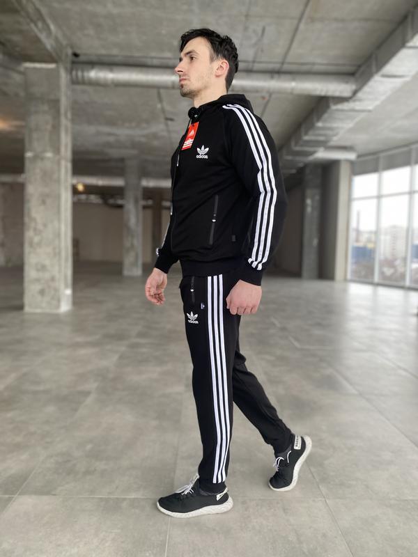 Adidas china tracksuit black best sale