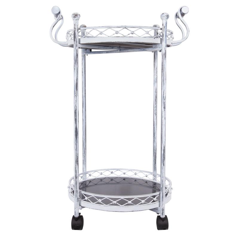 Столик сервировочний металлический на колесиках, 86см * 55см — цена ...