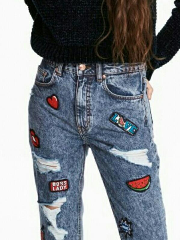 h&m divided mom jeans