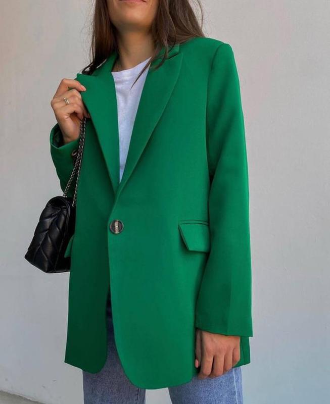 Базовый пиджак oversize ️тренд сезона ️ — ціна 629 грн у каталозі ...